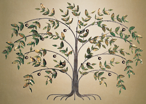 100070 tree of life metal wall sculpture