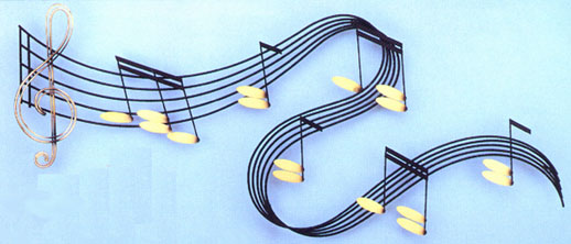 rhapsody metal wall sculpture