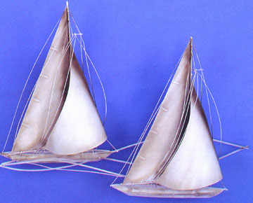 america's cup II metal wall sculpture