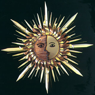 el sol metal wall sculpture