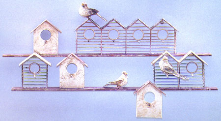 hideout metal wall sculpture