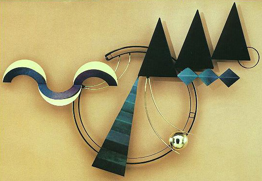 rendezvous metal wall sculpture