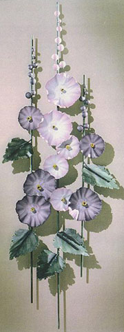 sentineal metal wall sculpture