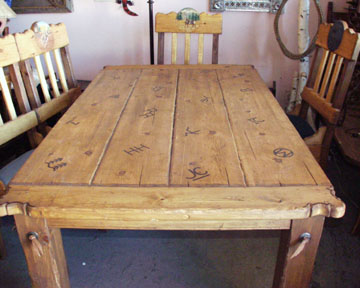 JC schahrer western table