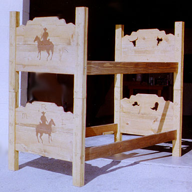 western bunk bed jc097