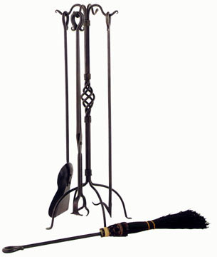 Â Basketweave Fire Tool Set