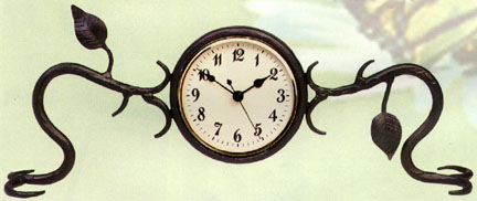 leaf mantle clock