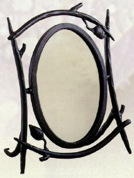 Sassafras table mirror #48750