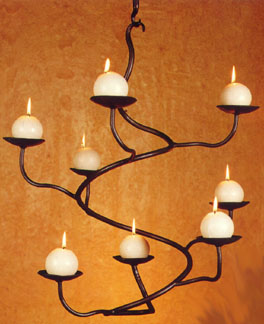 caraway 8-arms candelier